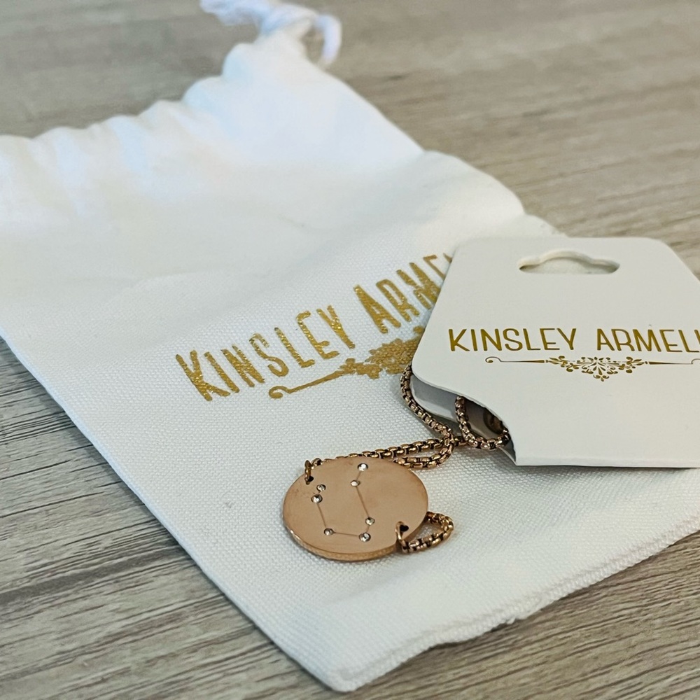 Kinsley Armelle ROSE GOLD LIBRA BRACELET